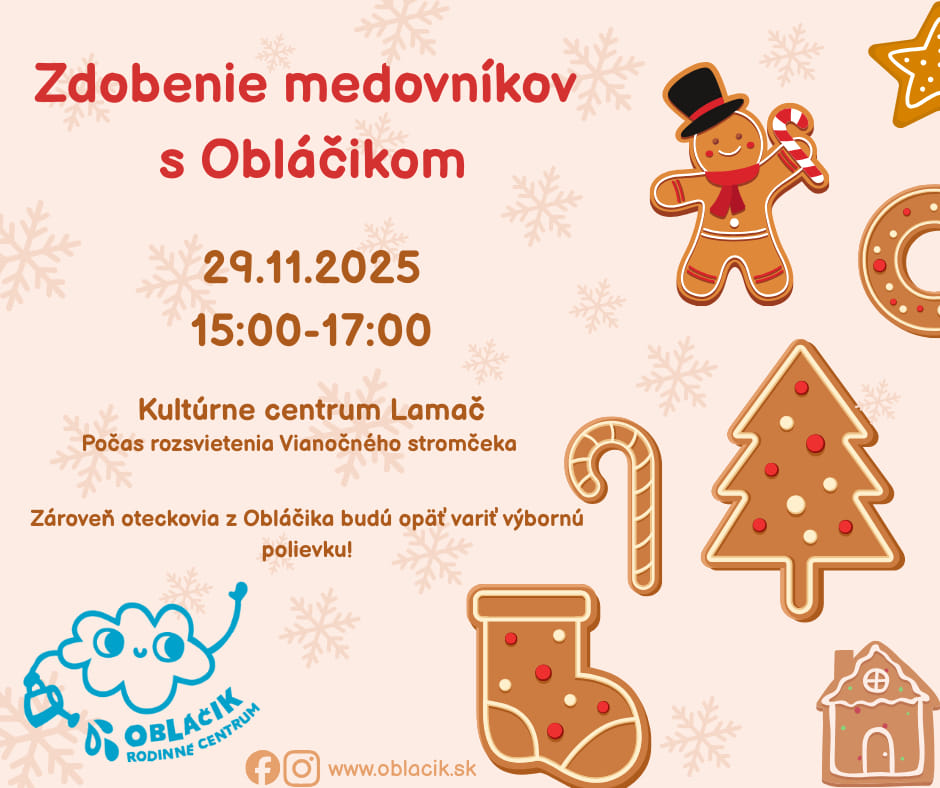 Zdobenie medovníkov s Obláčikom 🎄🤎