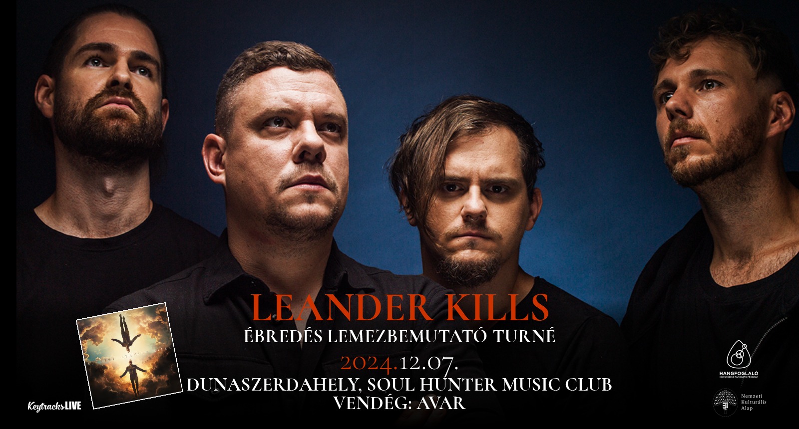 Leander Kills ★ lemezbemutató koncert ★ Avar ★ Soul Hunter Music Club
