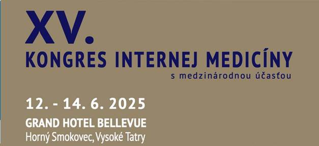 XV. KONGRES INTERNEJ MEDICÍNY s medzinárodnou účasťou