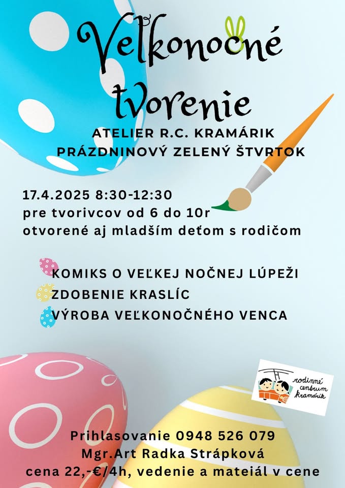 Veľkonočné tvorenie_Prázdninový Zelený štvrtok
