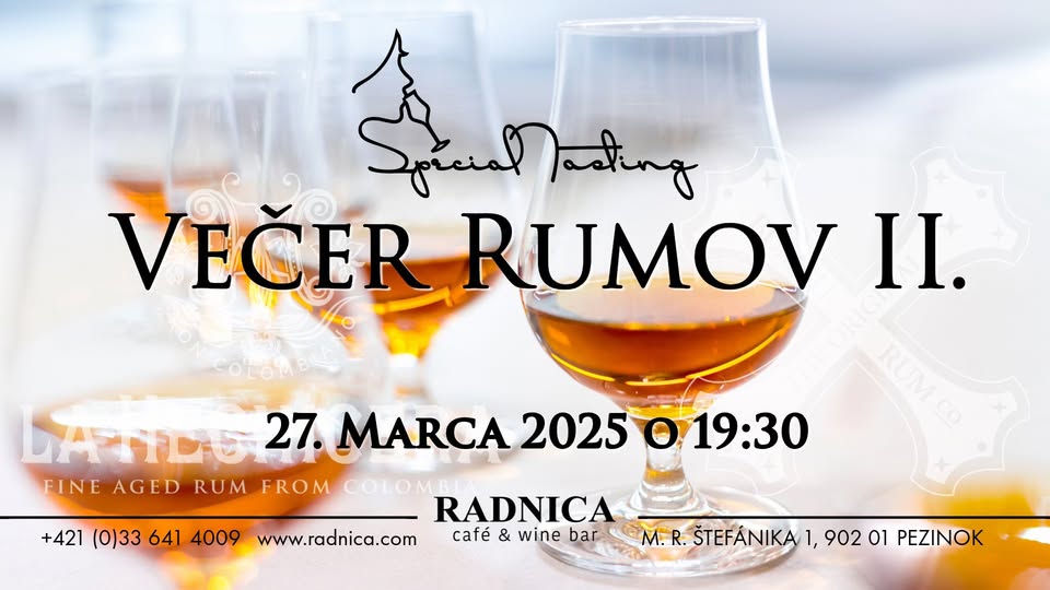 Special Tasting - Večer rumov II.