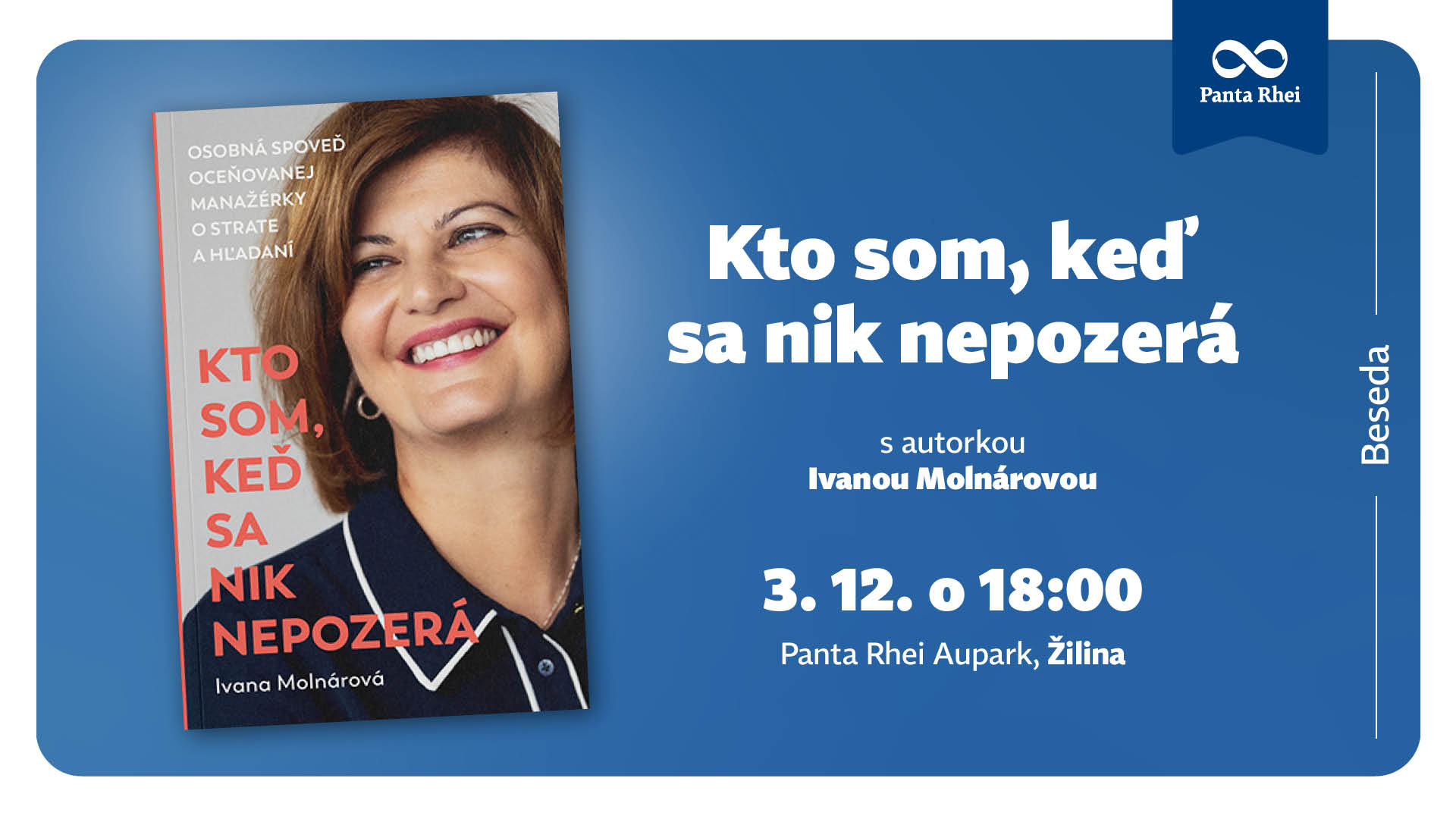 Krst knihy Kto som, keď sa nik nepozerá s autorkou Ivanou Molnárovou 💫