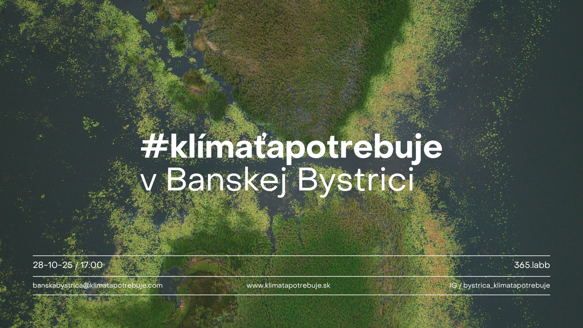 Staň sa súčasťou hubu Klíma ťa potrebuje v Banskej Bystrici!