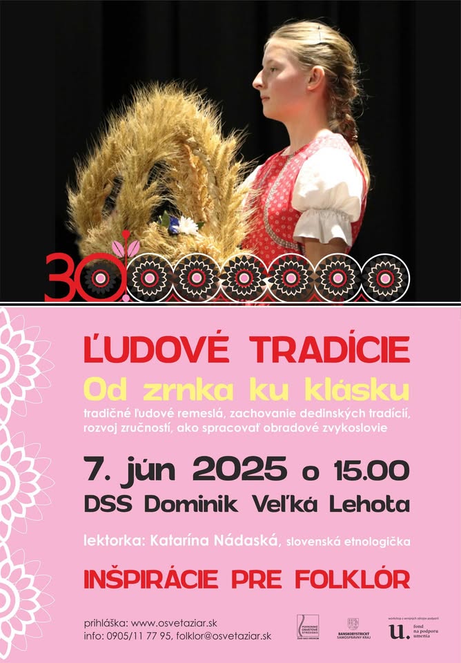 INŠPIRÁCIE PRE FOLKLÓR, Od zrnka ku klásku