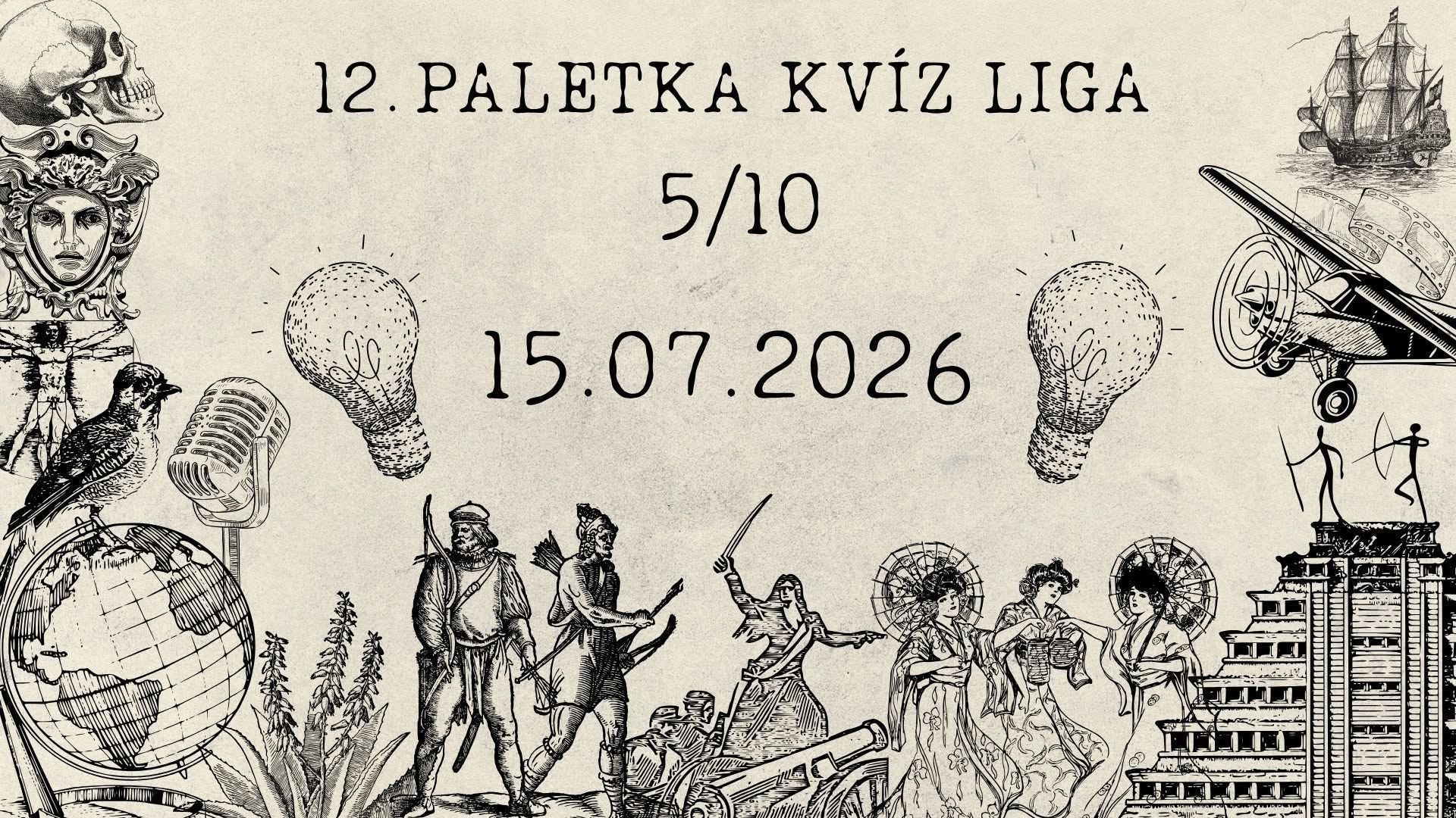 12. Paletka kvíz liga - 5/10