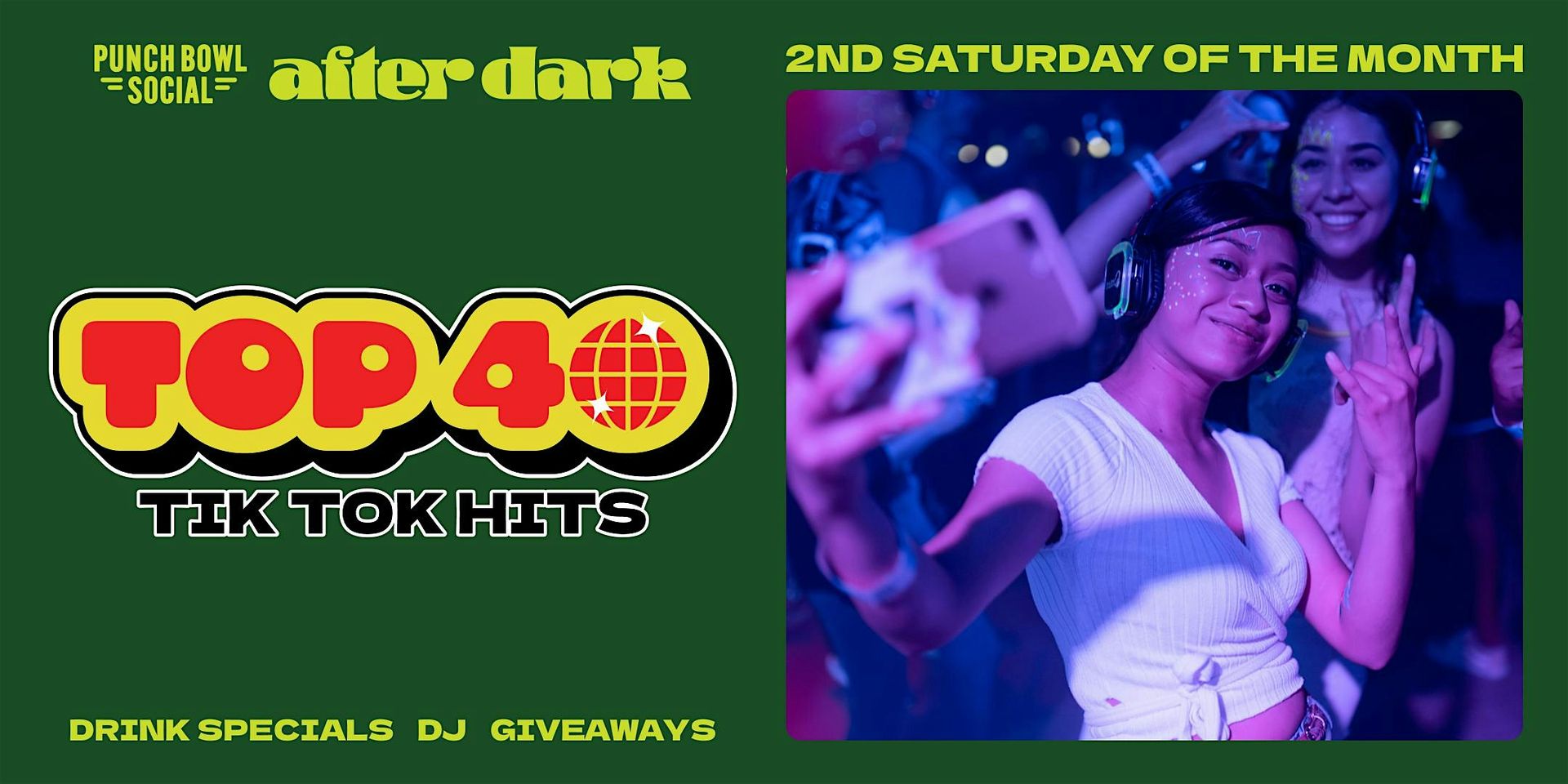 Portland, OR - Top 40 TikTok Hits!  @ Punch Bowl Social