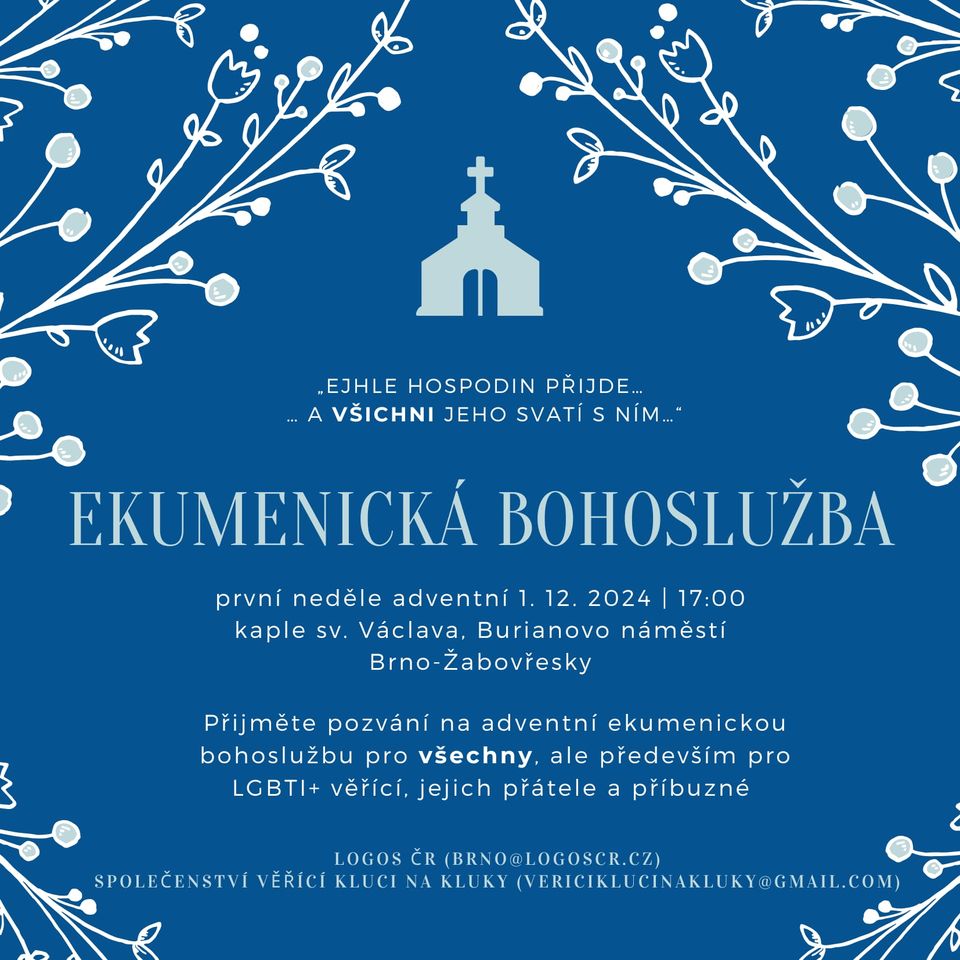 Adventní bohoslužba Logosu v Brně 1. 12. 2024