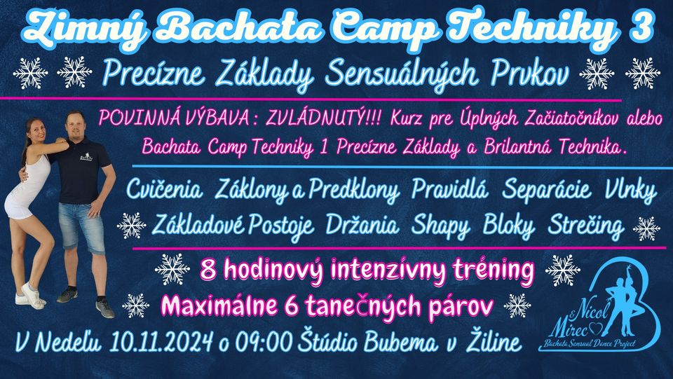 Bachata Camp Techniky 3 - Precízne Základy Sensuálnych Prvkov