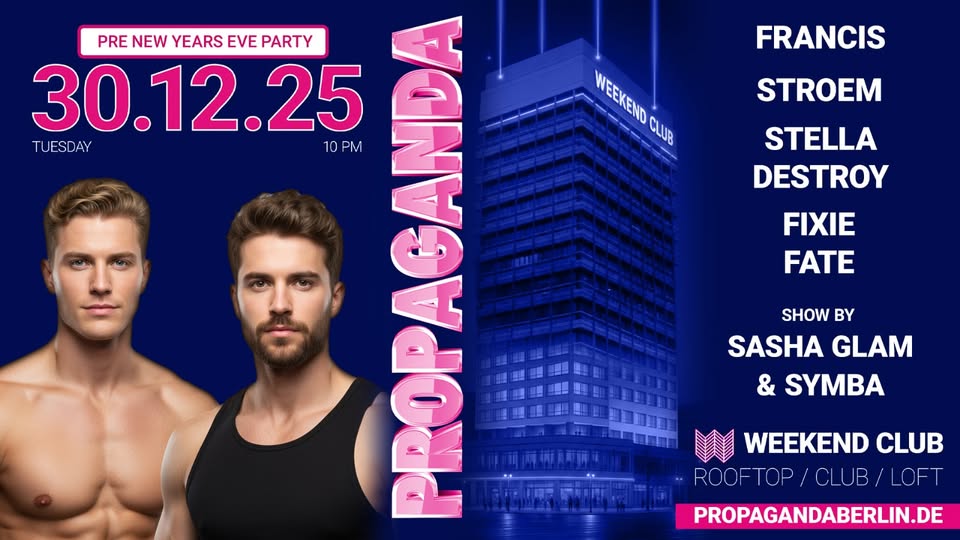 Propaganda Party • pre silvester 30.12.25