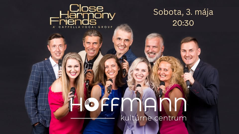 Koncert vokálnej skupiny Close Harmony Friends
