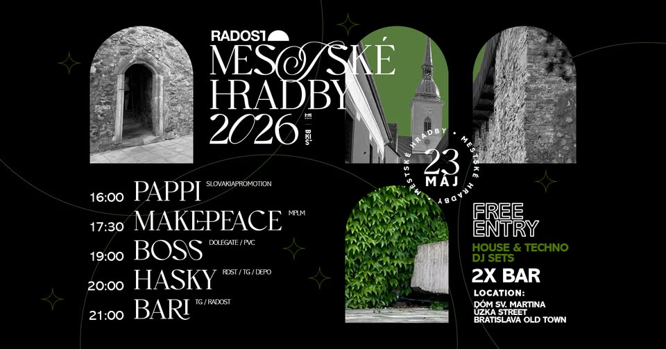 MESTSKÉ HRADBY 2026 🏰☀️ | Pappi | Makepeace | Boss | Hasky | Bari