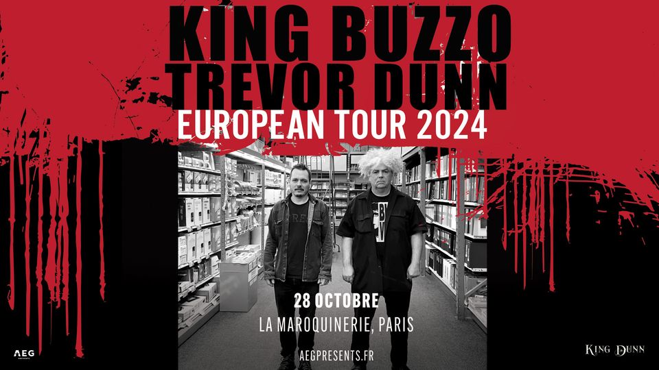 King Buzzo & Trevor Dunn • La Maroquinerie, Paris • 28 octobre 2024