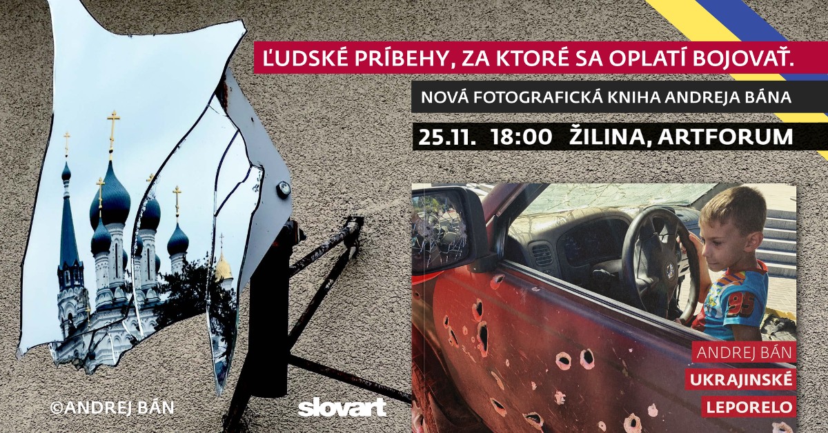 UKRAJINSKÉ LEPORELO: Diskusia s Andrejom Bánom v žilinskom Artfore