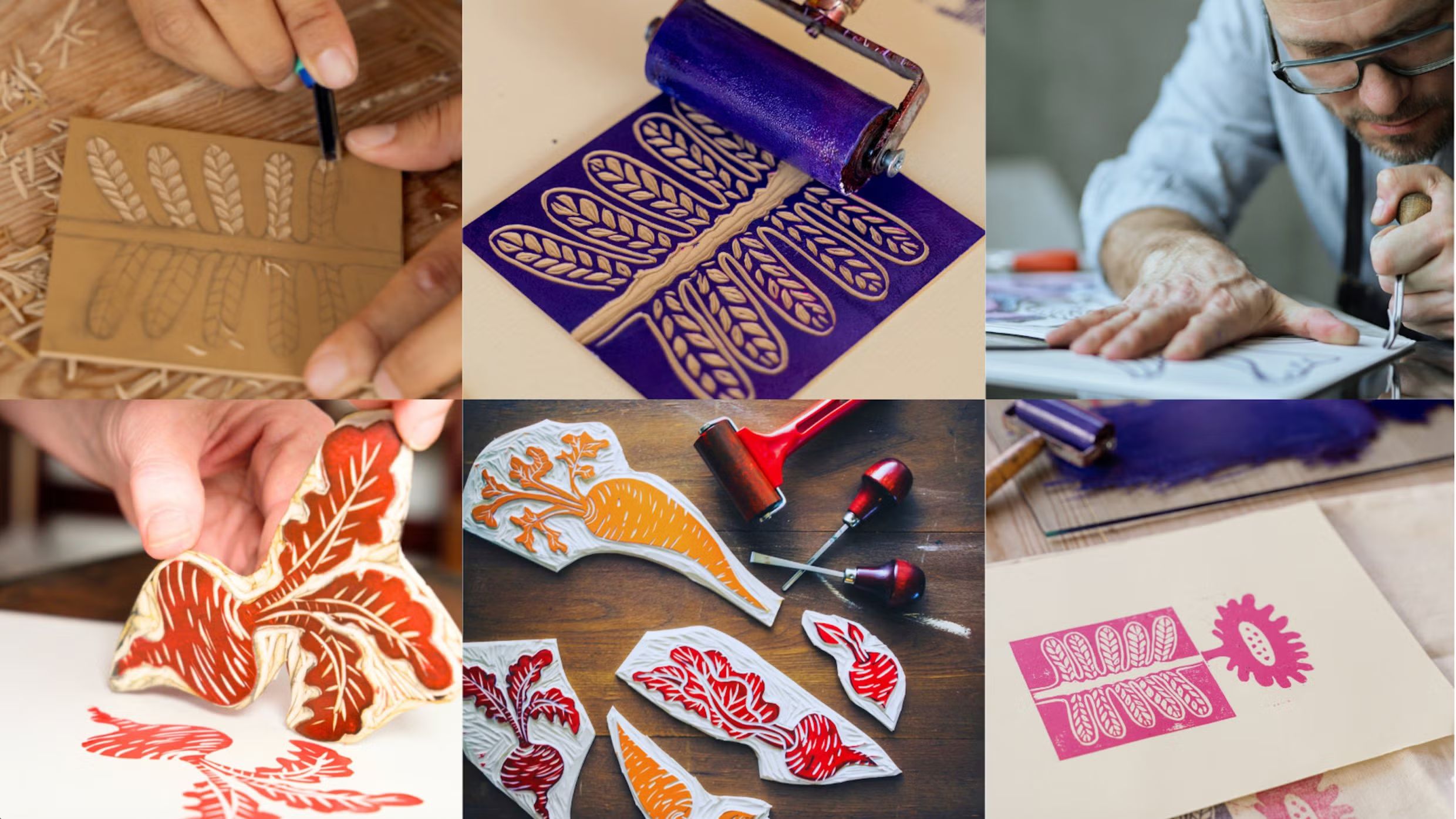Linocut Printing Workshop