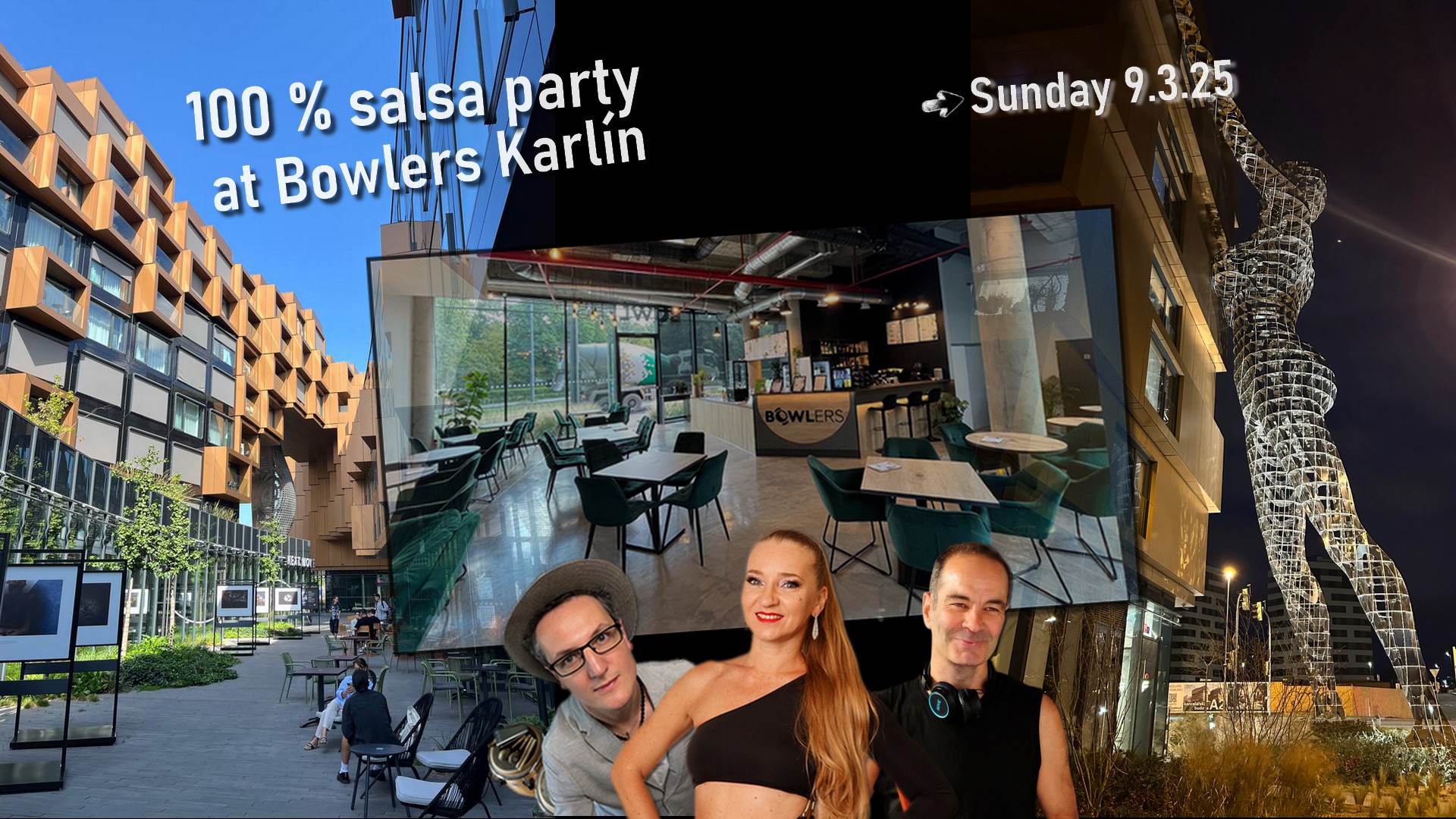 100% Salsa party at Bowlers Karlín 🪇🪘🎹