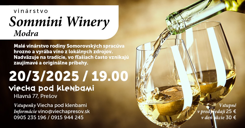 Degustácia Sommini Winery
