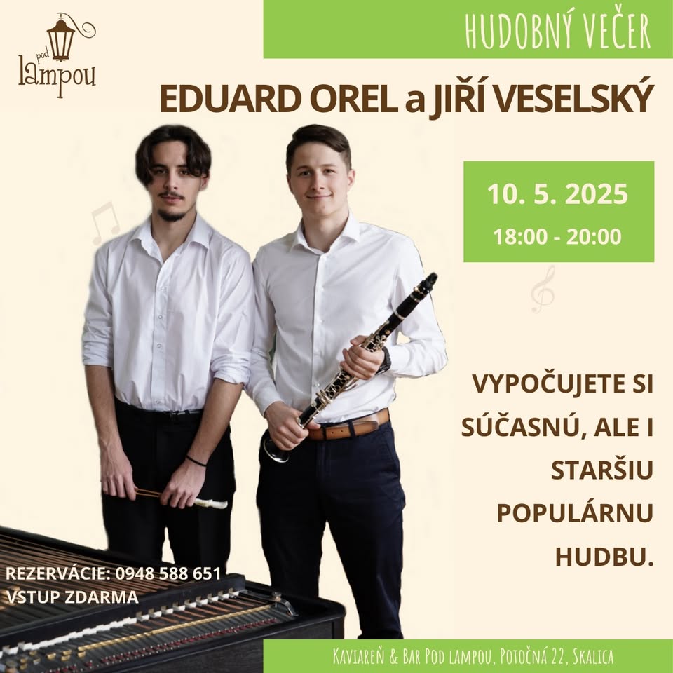 Hudobný večer- Eduard Orel a Jiří Veselský