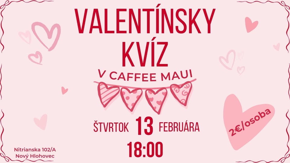 Valentínsky kvíz v MAUI
