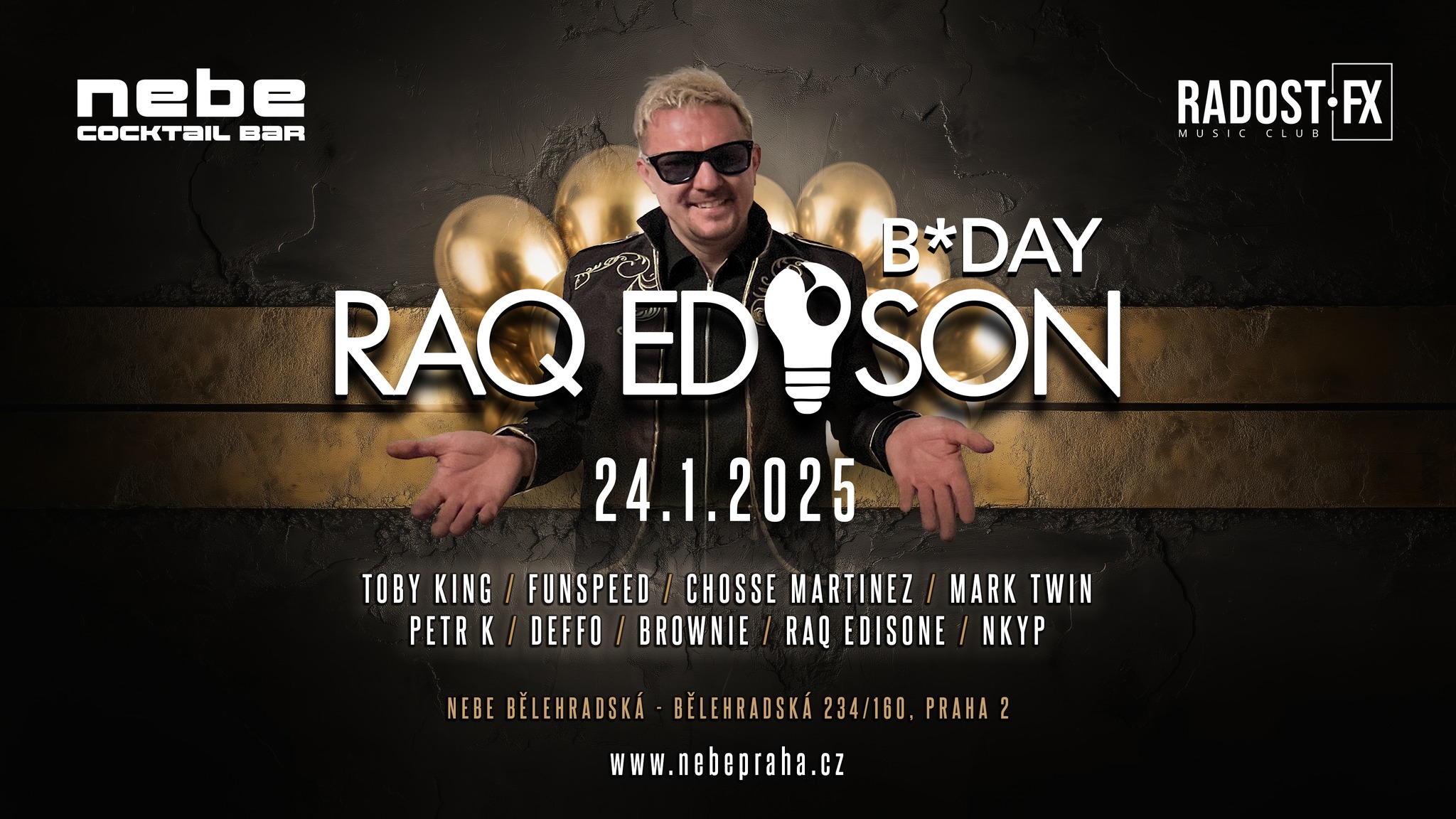 RAQ EDISON 40TH B*DAY