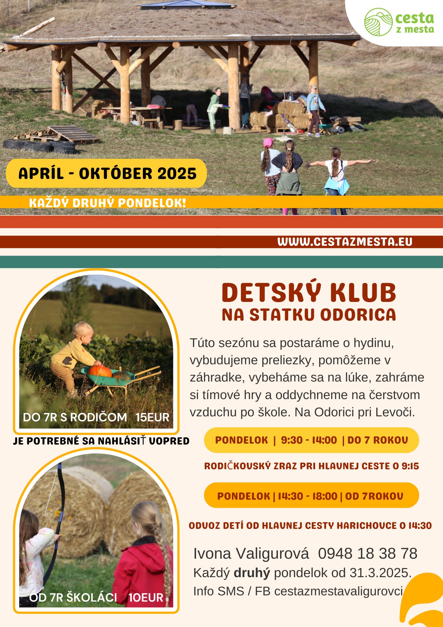 Klub malých farmárov 3 na Statku Odorica