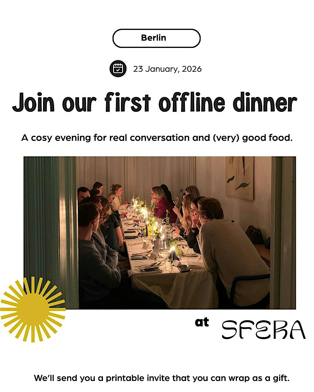 Offline Dinner | Sfera