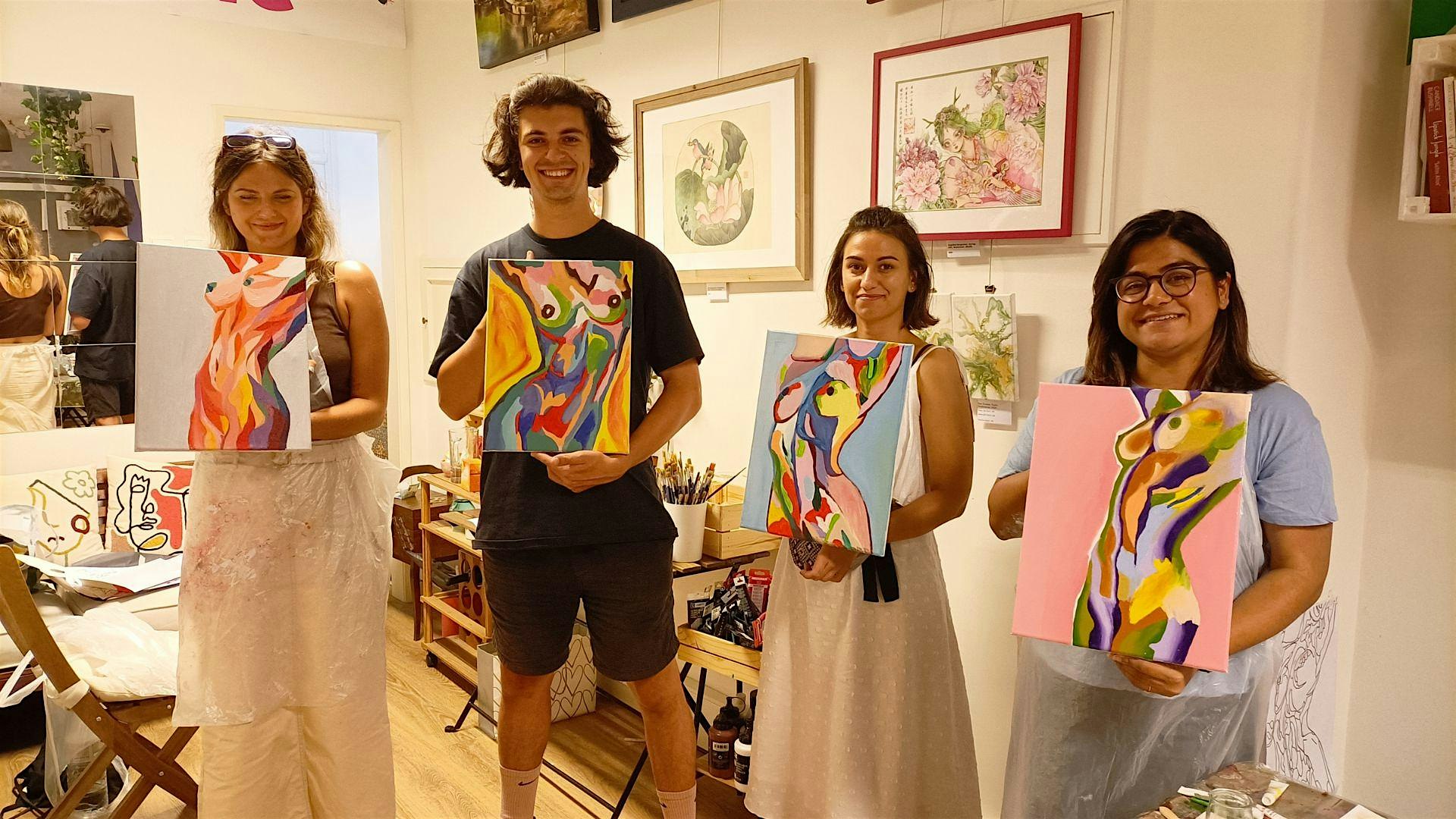 Black Friday Offer -30%: Expressive Body Painting Workshop in Lisbon