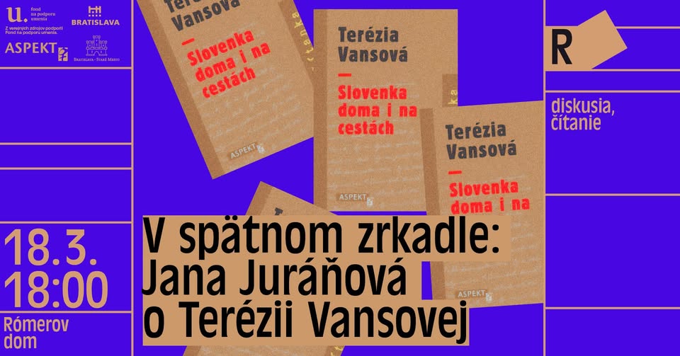 V spätnom zrkadle: Jana Juráňová o Terézii Vansovej