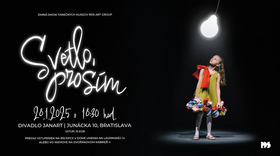 SVETLO, PROSÍM! Vianočná show tanečných kurzov RDS ART Group
