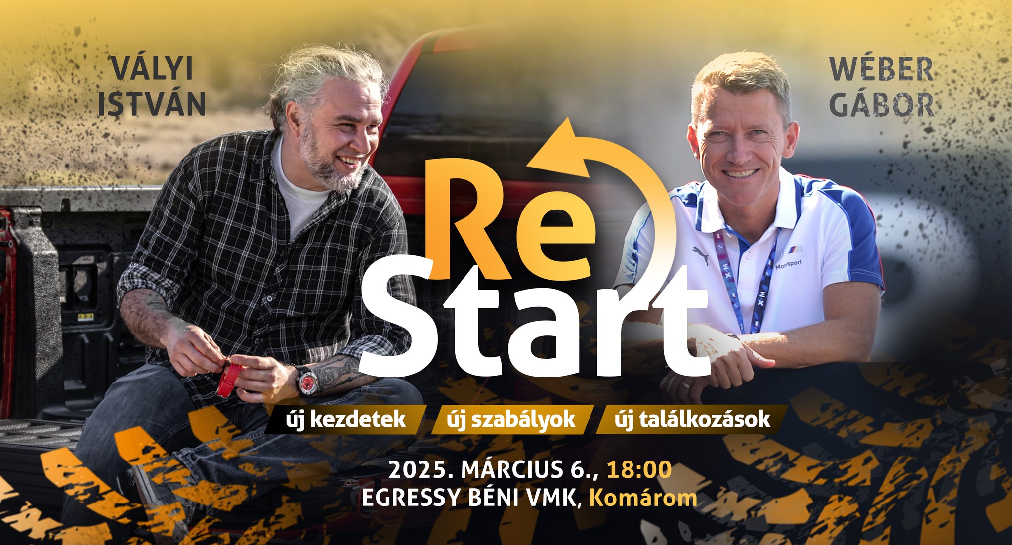 ReStart! /// VÁLYI ISTVÁN és WÉBER GÁBOR estje Komáromban