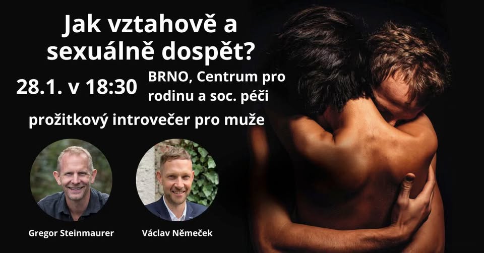 Introvečer pro muže: Jak vztahově a sexuálně dospět?