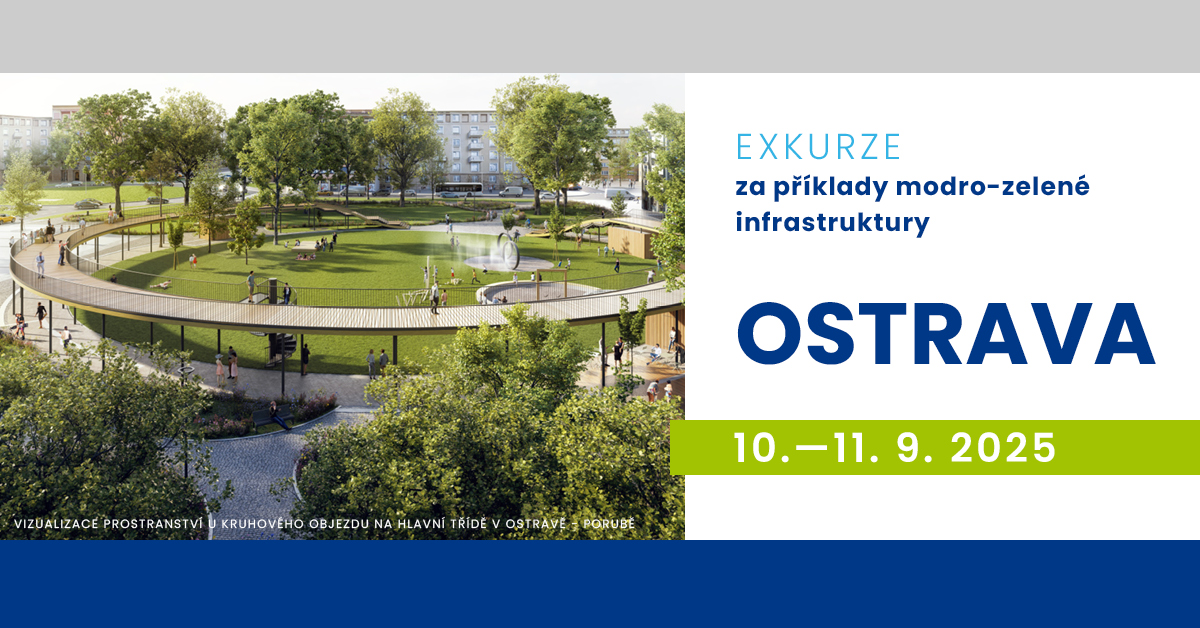 Exkurze za příklady modro-zelené infrastruktury na Ostravsku