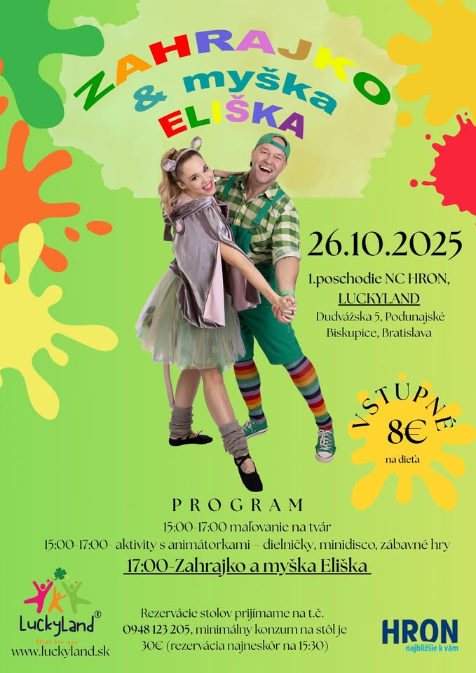 ZAHRAJKO a MYŠKA ELIŠKA v LuckyLande