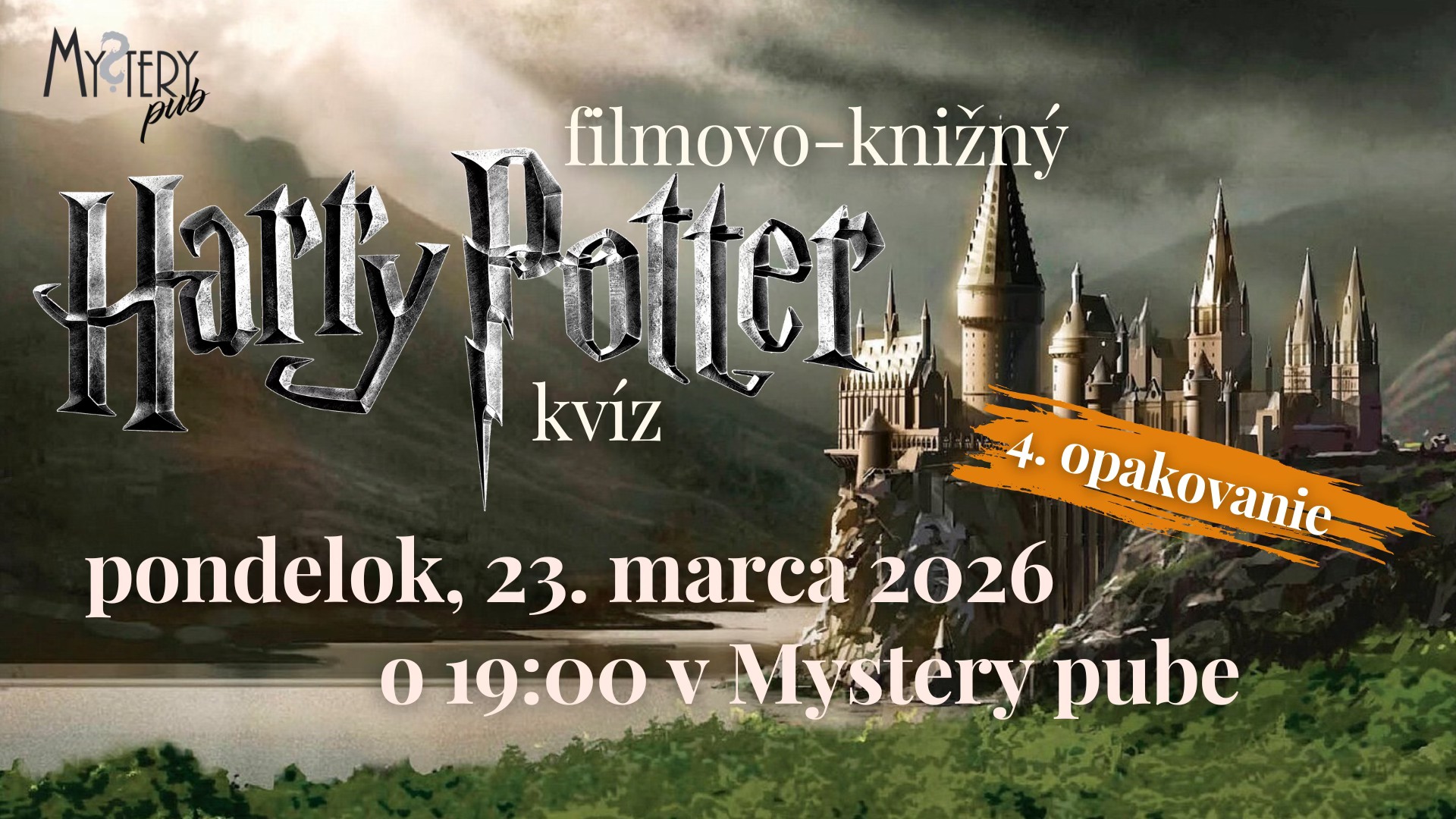 Mystery filmovo-knižný Harry Potter kvíz - 4. opakovanie