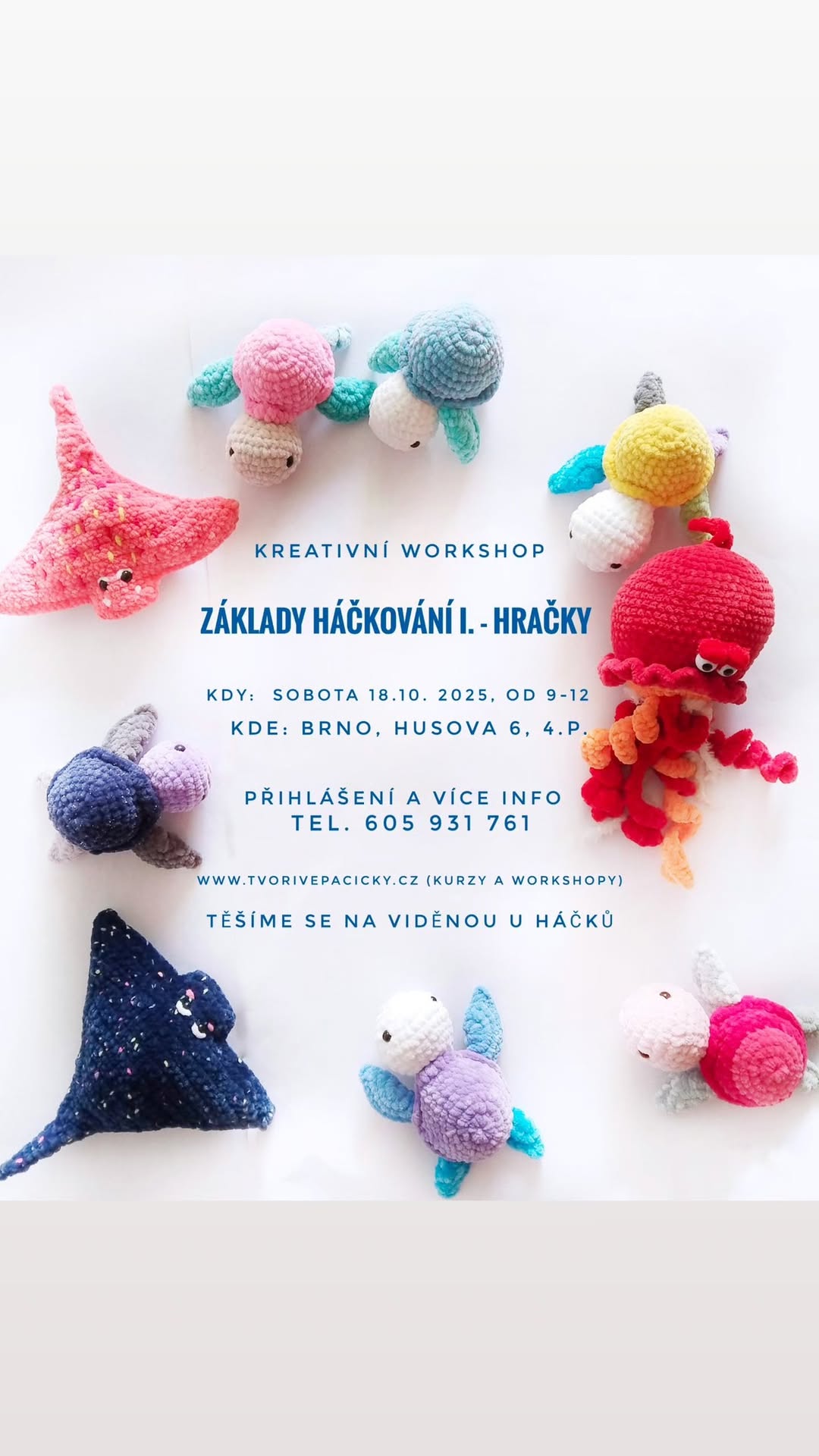 Základy háčkování 1. - jak na hračky?