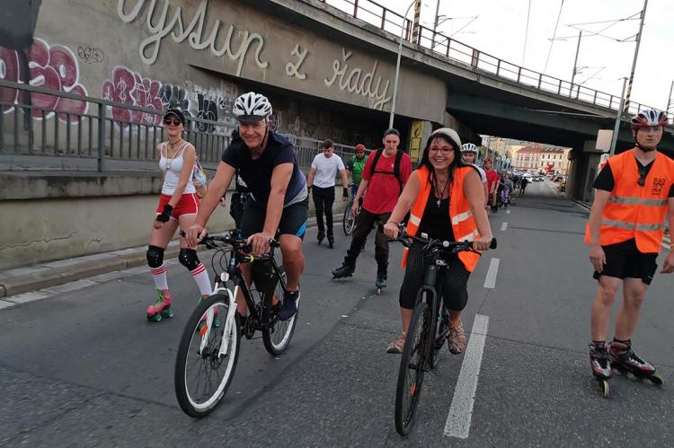 Brno-inline - Májová jízda městem