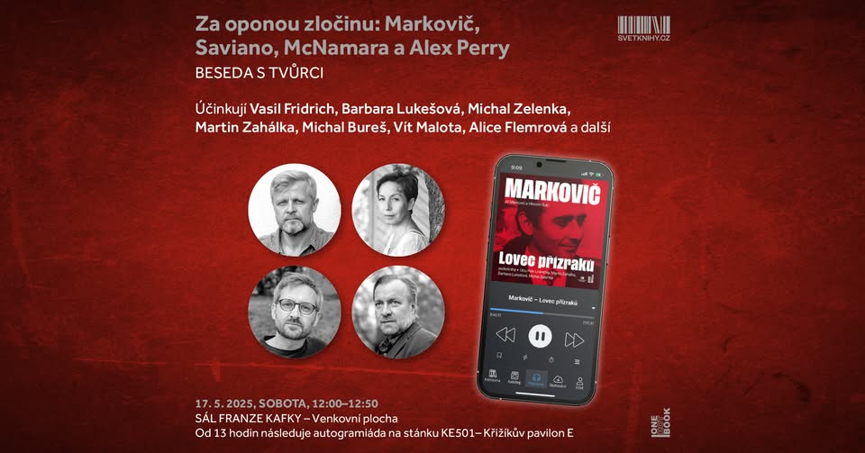 Za oponou zločinu: Markovič, Saviano a McNamara / OneHotBook na Světě knihy