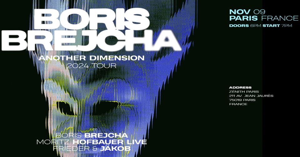 BORIS BREJCHA • Another Dimension Tour | Paris