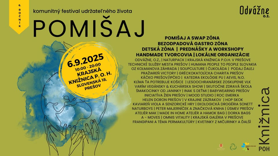 Pomišaj - komunitný festival udržateľného života 2025
