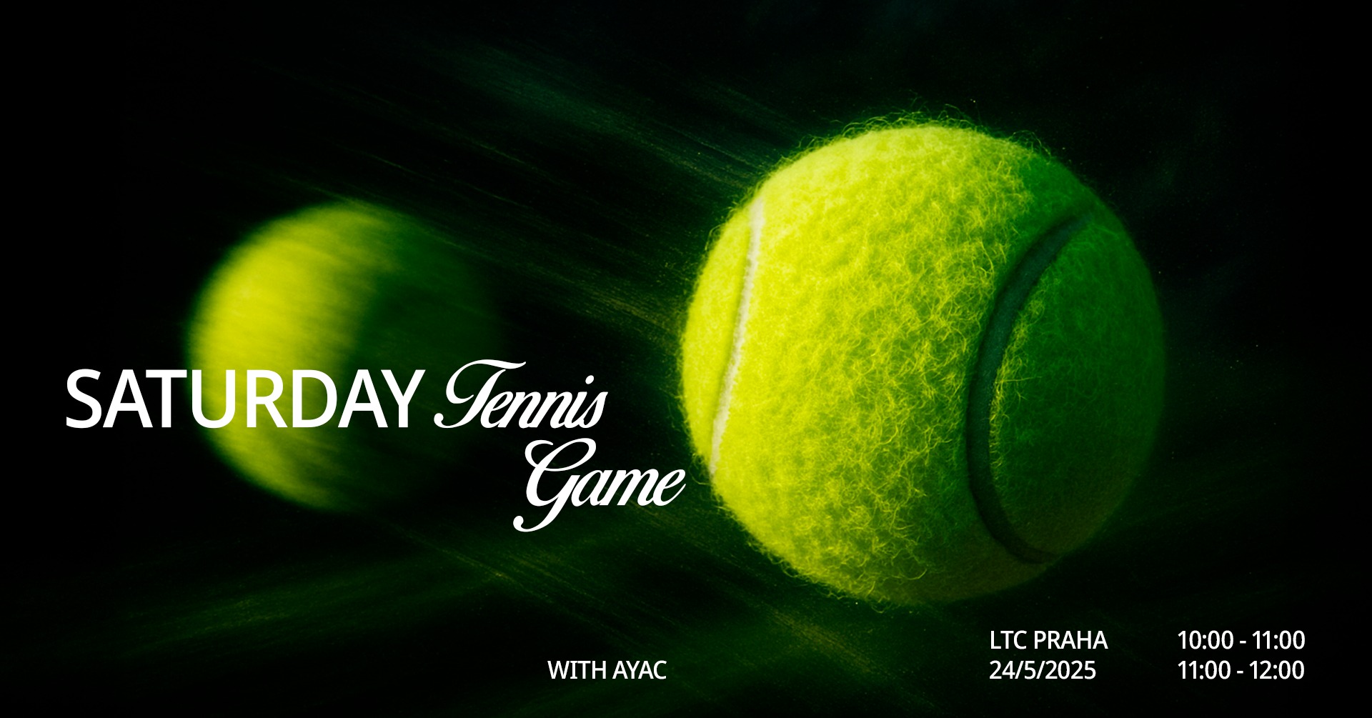 Saturday tennis game with AYAC