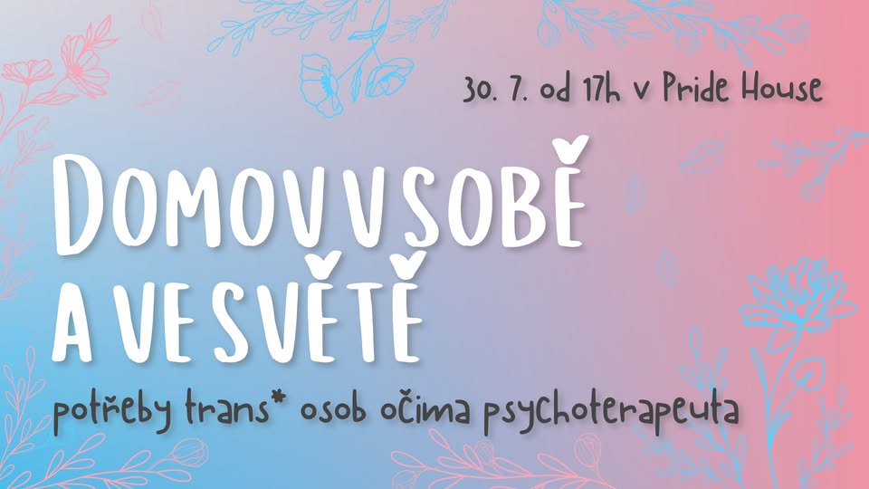 Domov v sobě a ve světě: potřeby transgender osob očima psychoterapie🫂