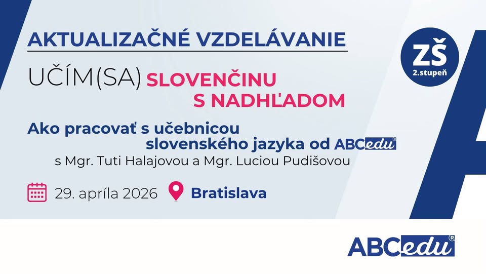 Učím (sa) slovenčinu s nadhľadom