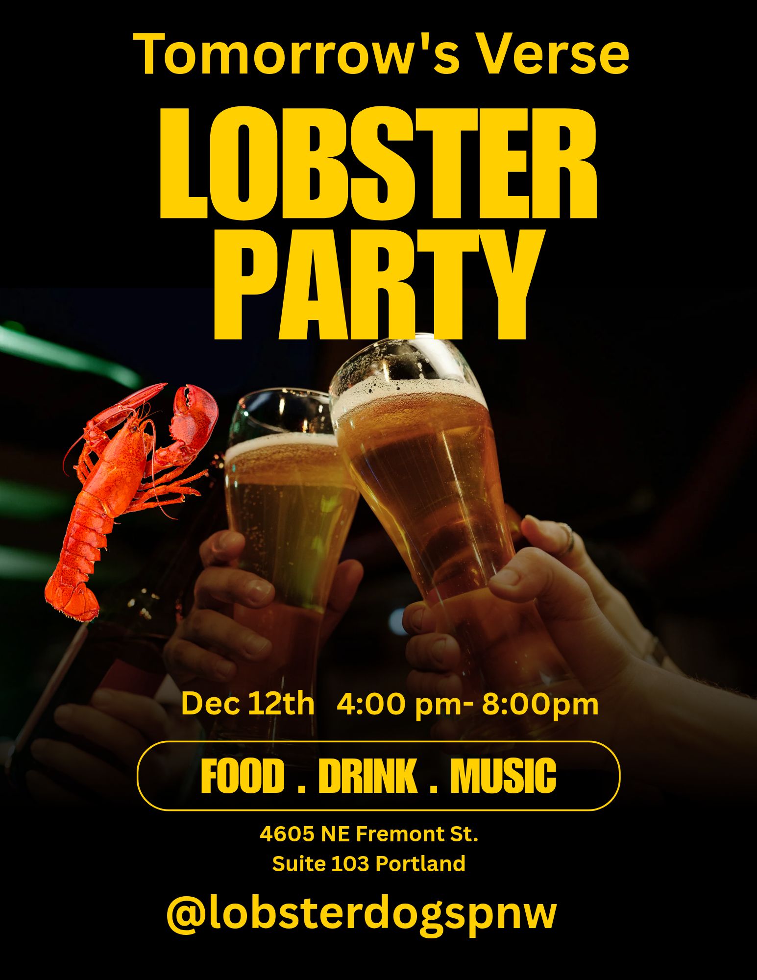 Lobster Dogs Pop Up At Tomorrow's Verse