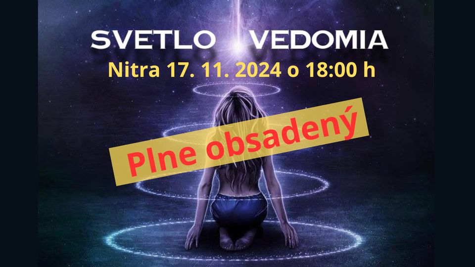 Svetlo vedomia a terapeutický dych Nitra 17. 11. 2024 o 18:00 h (2-hodinový transformačný proces)