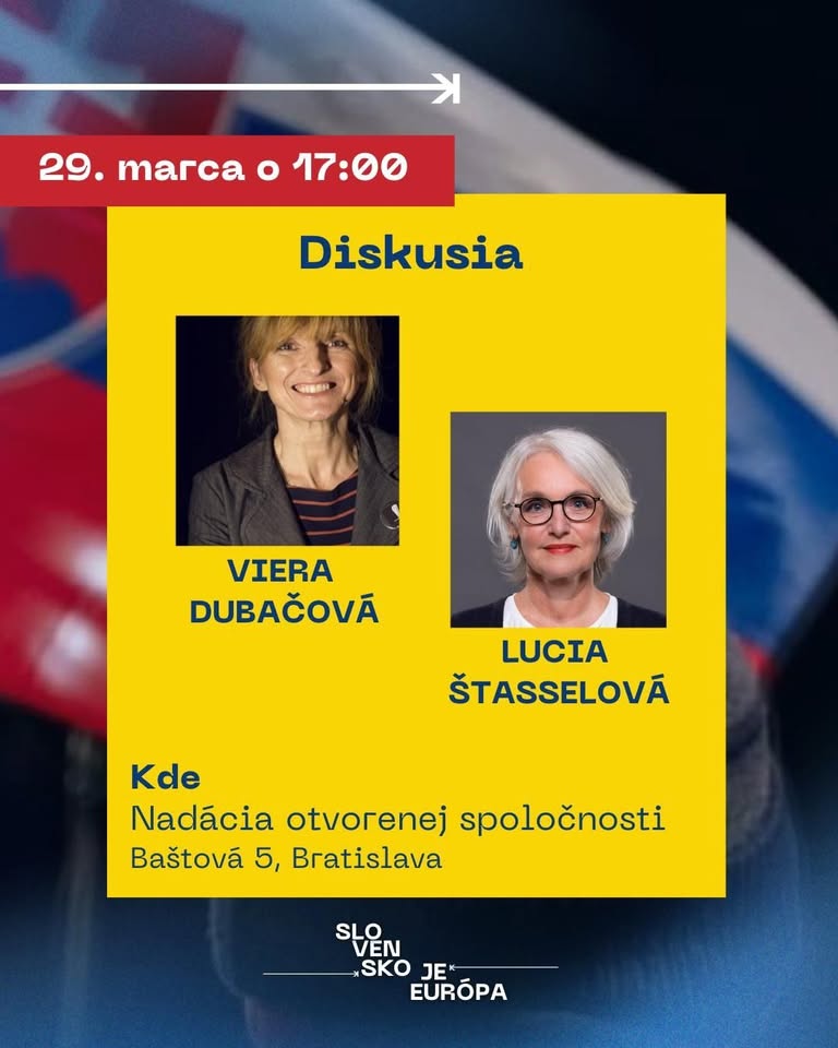 Diskusia s Vierkou Dubačovou a Luciou Štasselovou