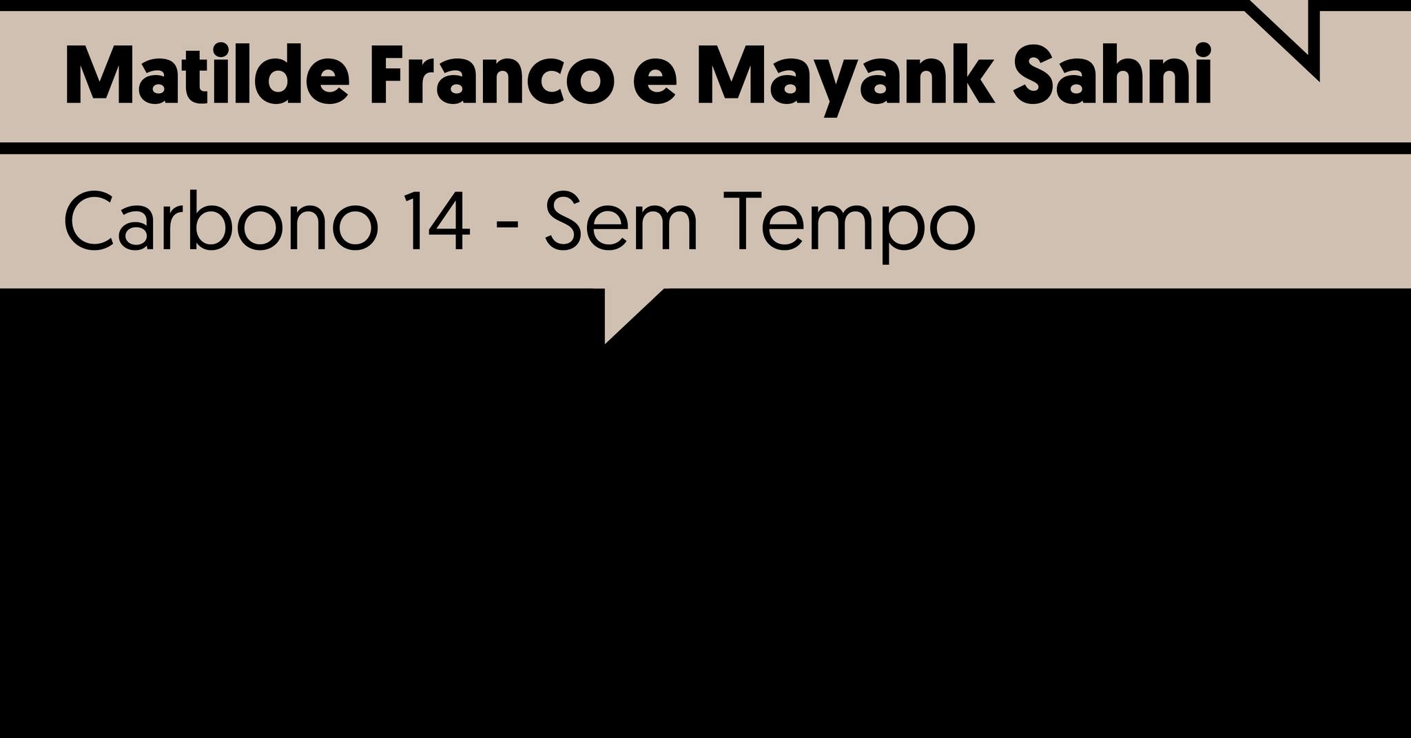Inauguração da exposição “Carbono 14 - Sem Tempo” de Matilde Franco e Mayank Sahni