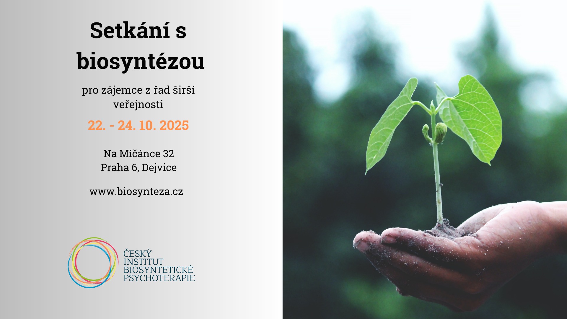 SETKÁNÍ S BIOSYNTÉZOU PRAHA