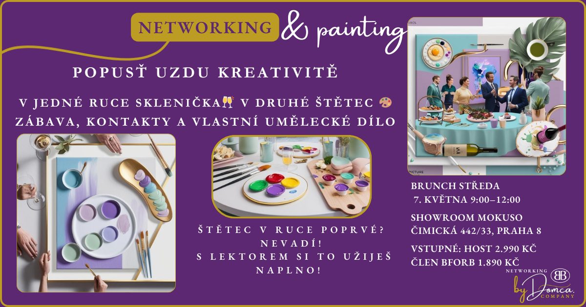 Networking & painting - popusť uzdu kreativitě 7. května