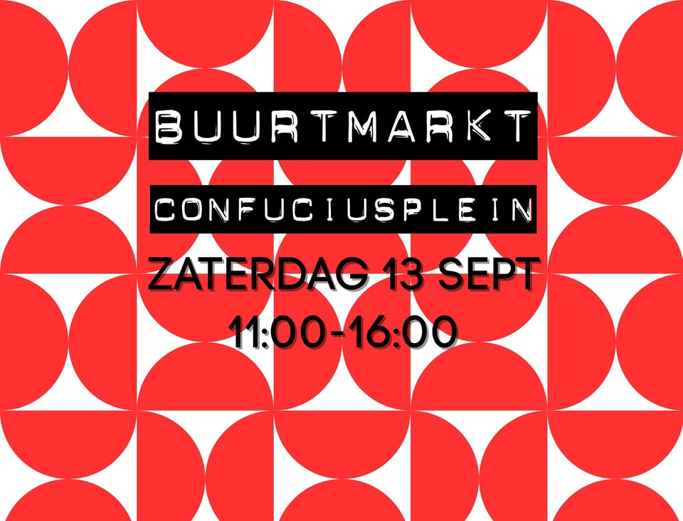 Buurtmarkt Confuciusplein