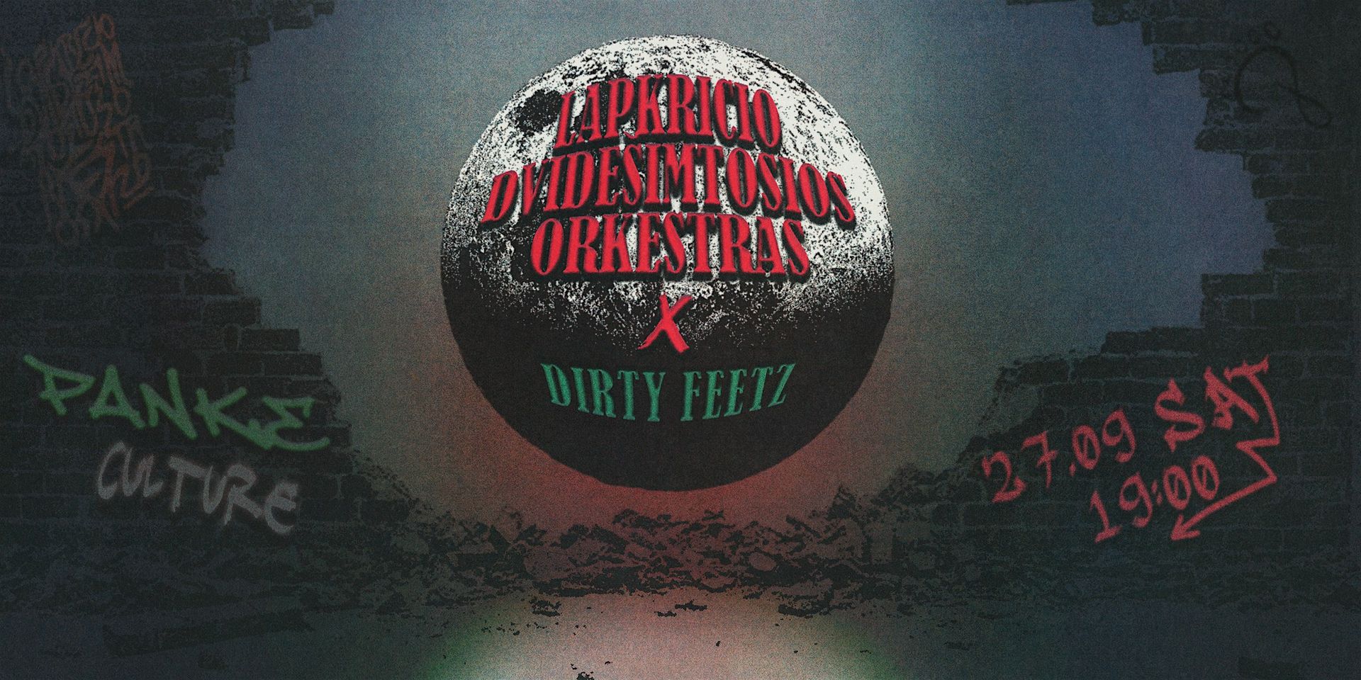 LAPKRIČIO DVIDEŠIMTOSIOS ORKESTRAS ● DIRTY FEETZ @PANKE 27.09
