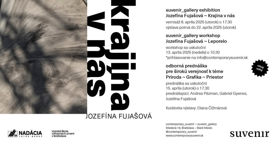 suvenir_gallery exhibition Jozefína Fujašová ~ Krajina v nás